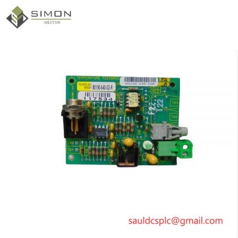 ABB 80190-640-02-R Temperature Feedback Board for Industrial Control Systems