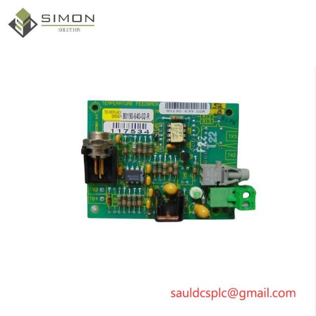 ABB 80190-640-02-R Temperature Feedback Board for Industrial Control Systems