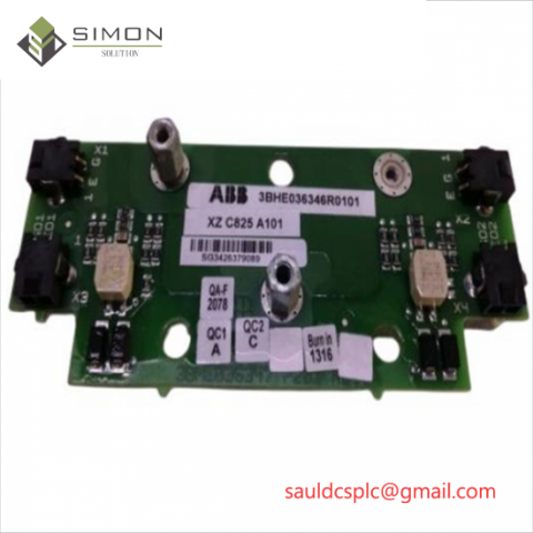 ABB 3BHE036346R0101 XZ C825 A101 Card