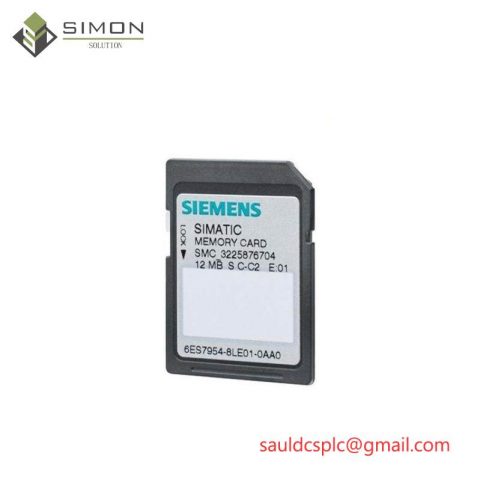 SIEMENS 6ES7954-8LE03-0AA0 Memory Card for Industrial Control Systems